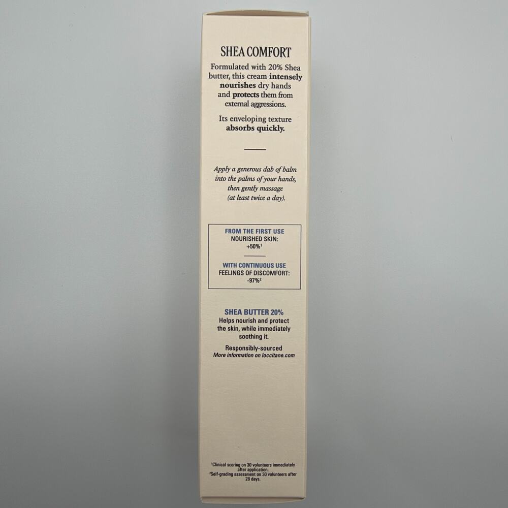 L'Occitane 20% Shea Butter Hand Cream Dry Skin Nourishing Balm 150ml 5.1 oz NIB - Picture 5 of 12